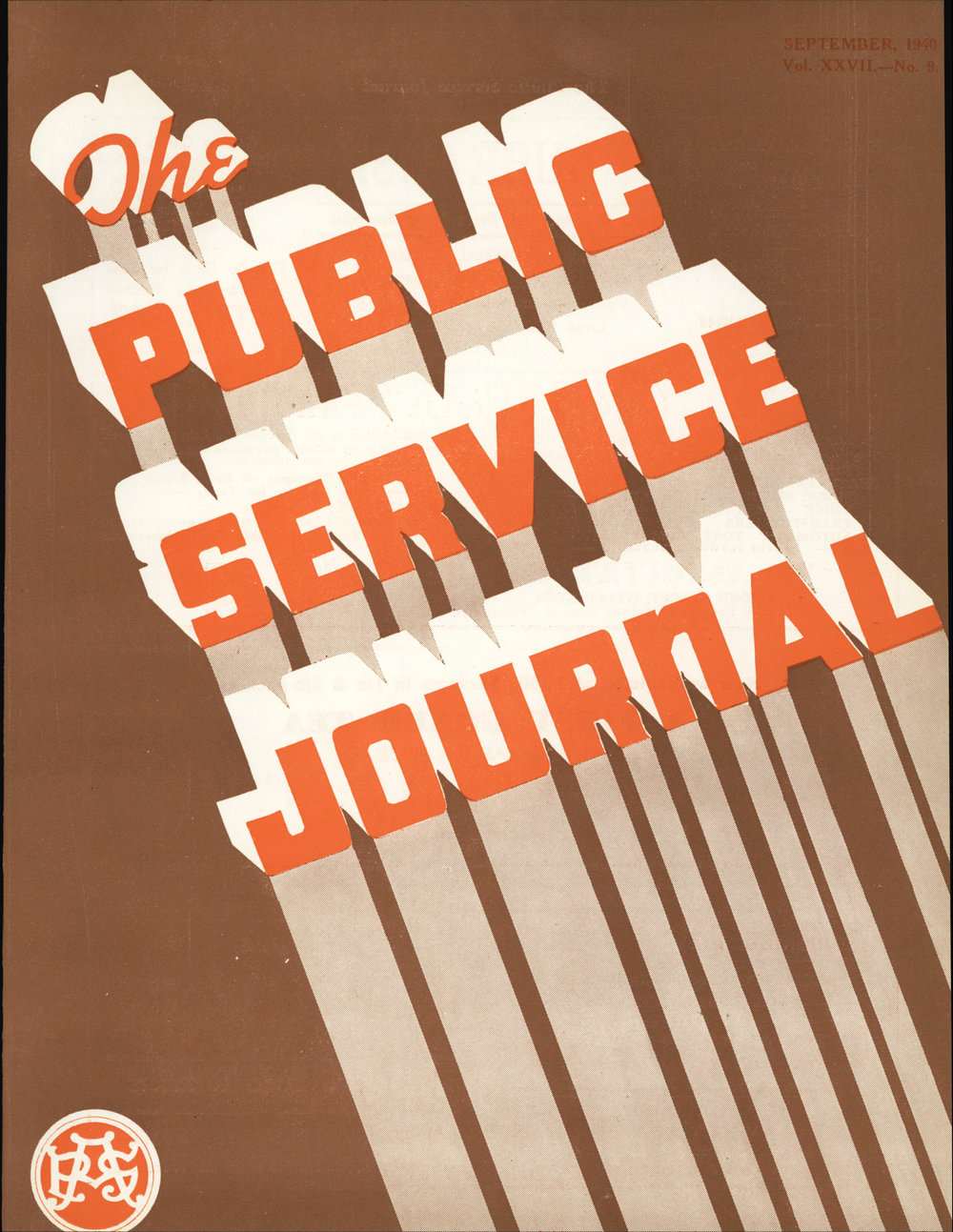 PSA Journal: Vol 27 No 9, September 1940