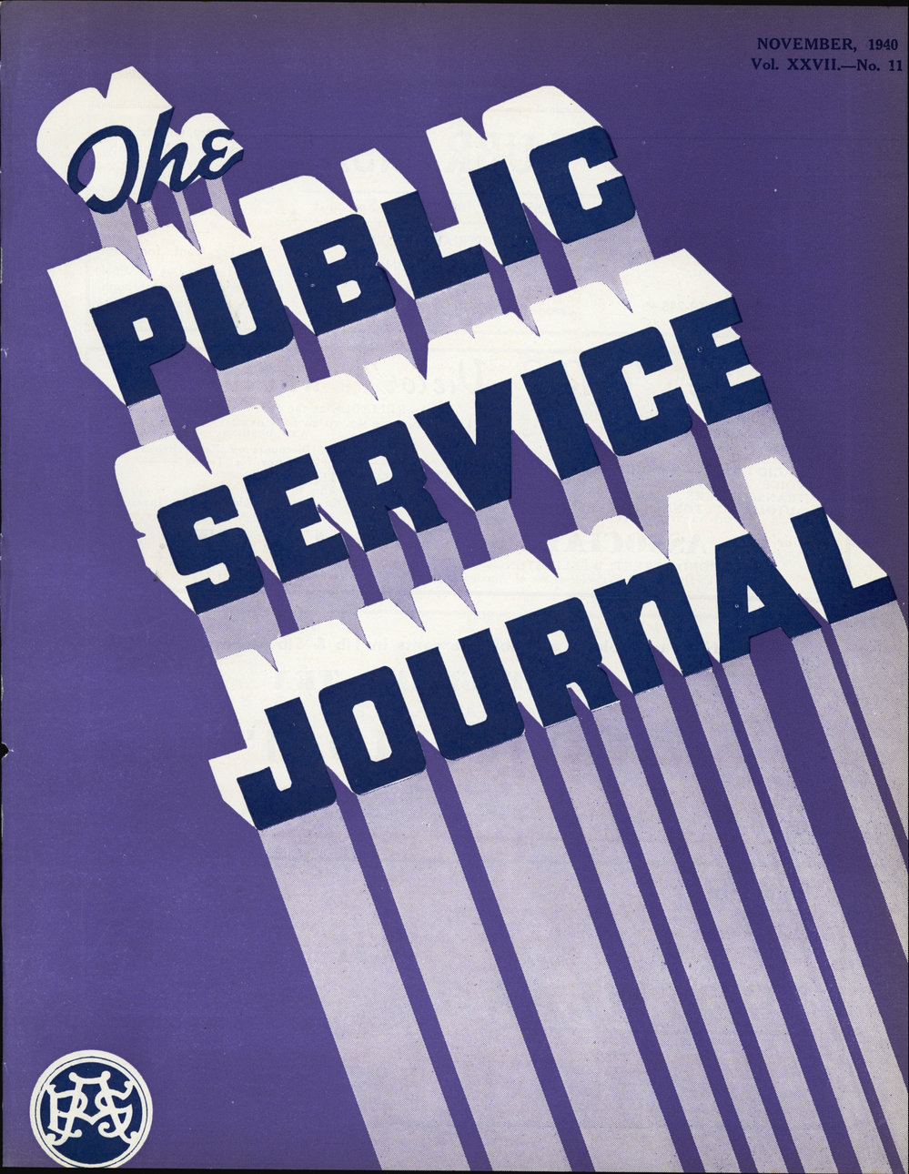 PSA Journal: Vol 27 No 11, November 1940
