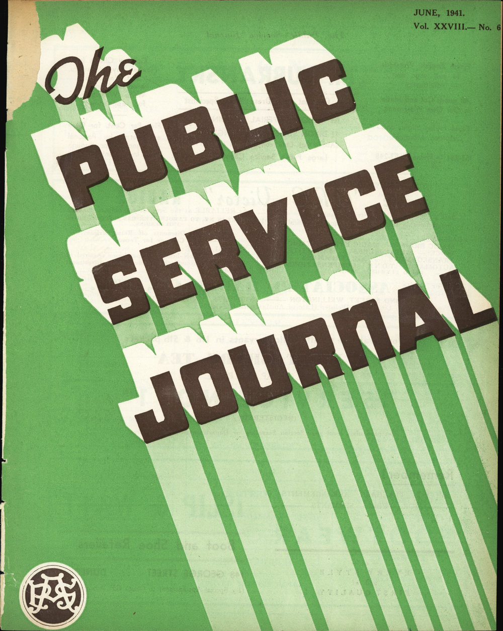 PSA Journal: Vol 28 No 6, June 1941