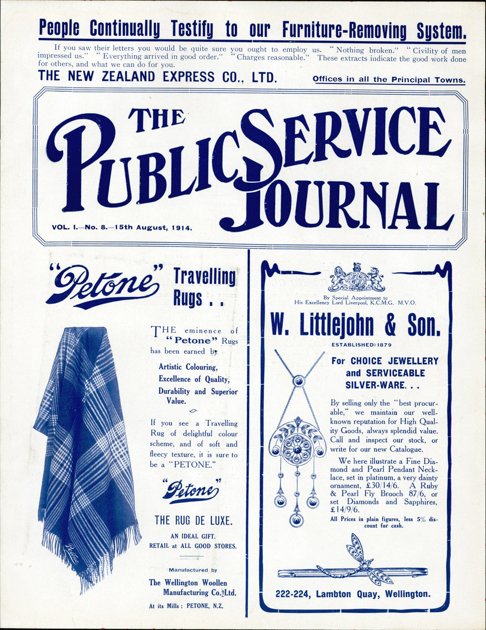 PSA Journal: Vol 1 No 8, August 1914