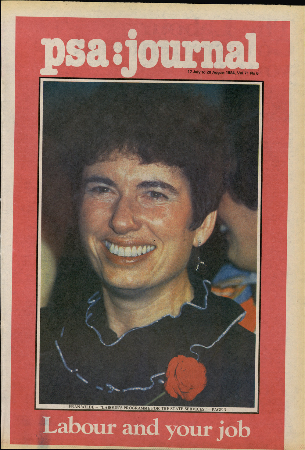 PSA Journal: Vol 71 No 6, July 1984