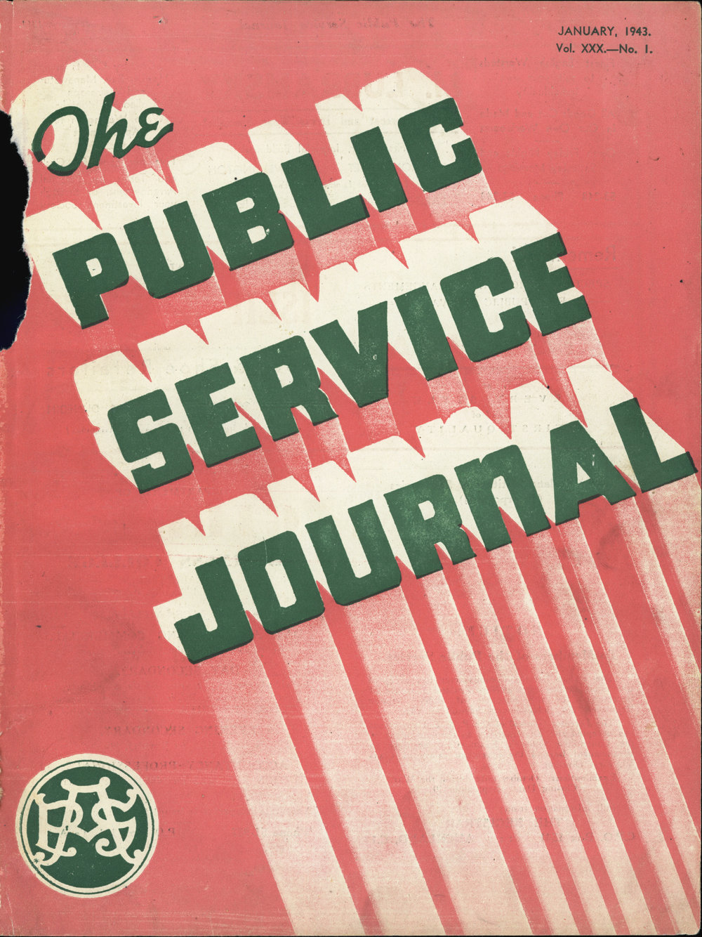 PSA Journal: Vol 30 No 1, January 1943