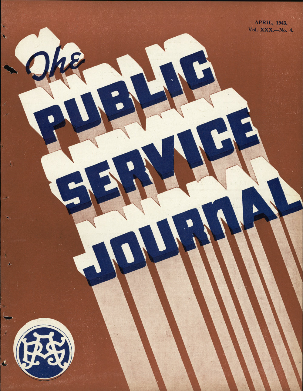 PSA Journal: Vol 30 No 4, April 1943