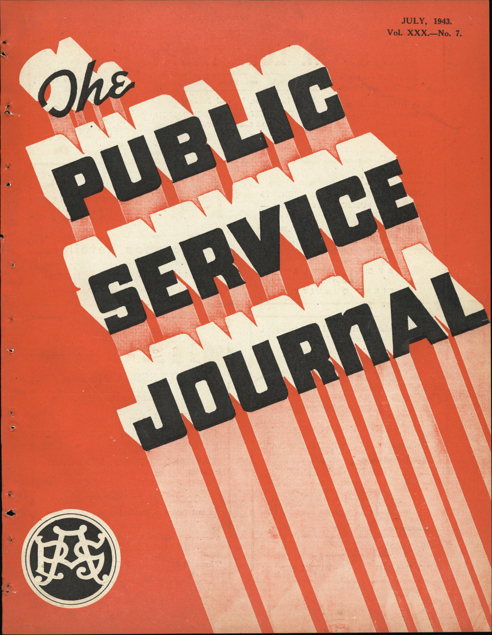 PSA Journal: Vol 30 No 7, July 1943