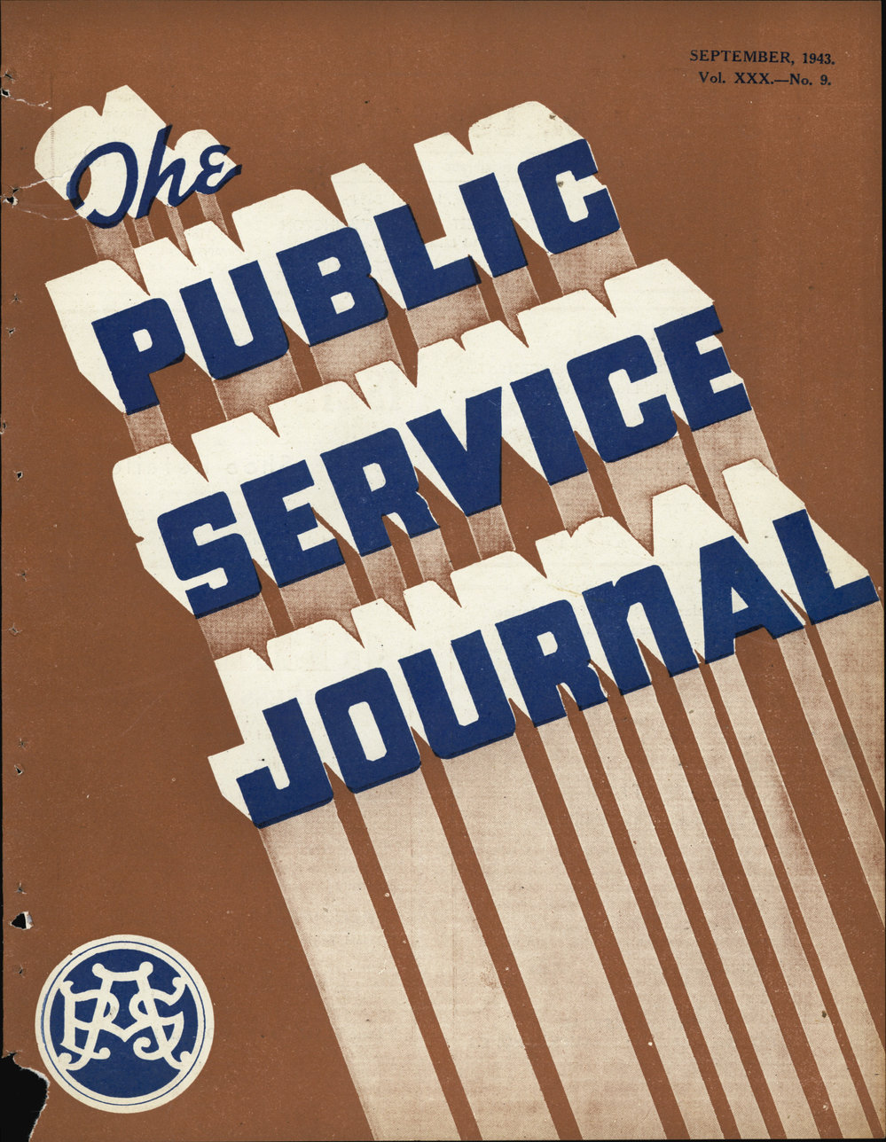 PSA Journal: Vol 30 No 9, September 1943