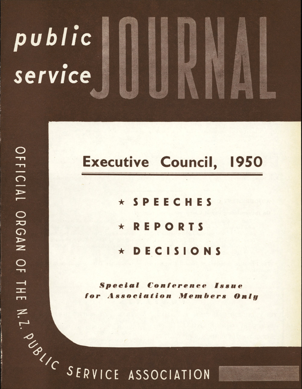 PSA Journal: Vol 37 Special Conference Issue 1950