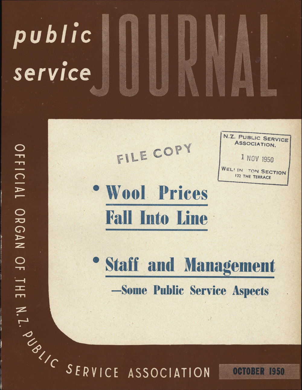 PSA Journal: Vol 37 No 10, October 1950