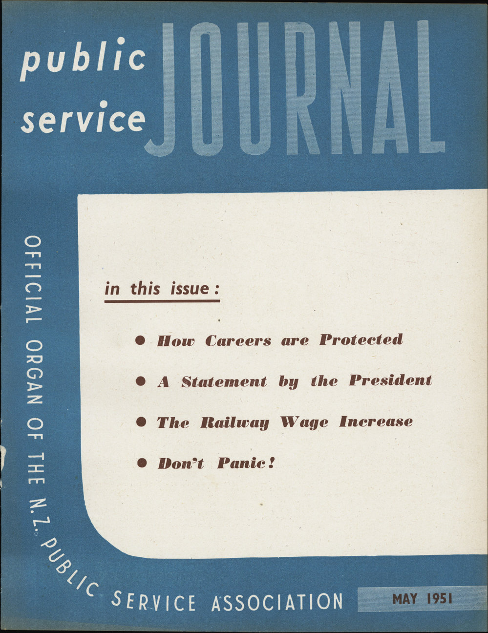 PSA Journal: Vol 38 No 5, May 1951
