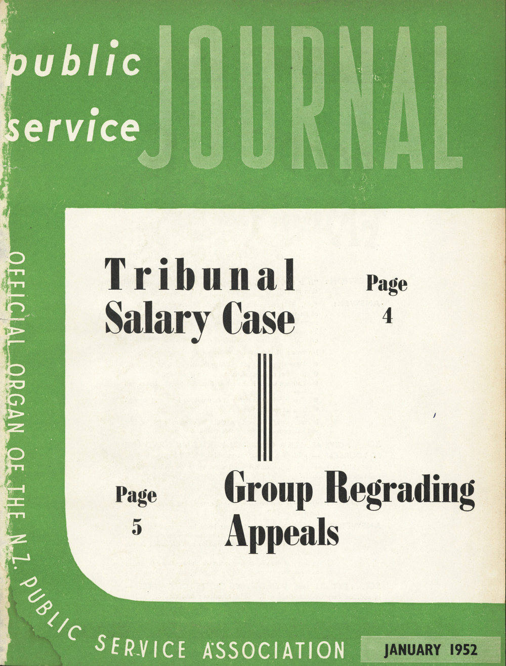 PSA Journal: Vol 39 No 1, January 1952