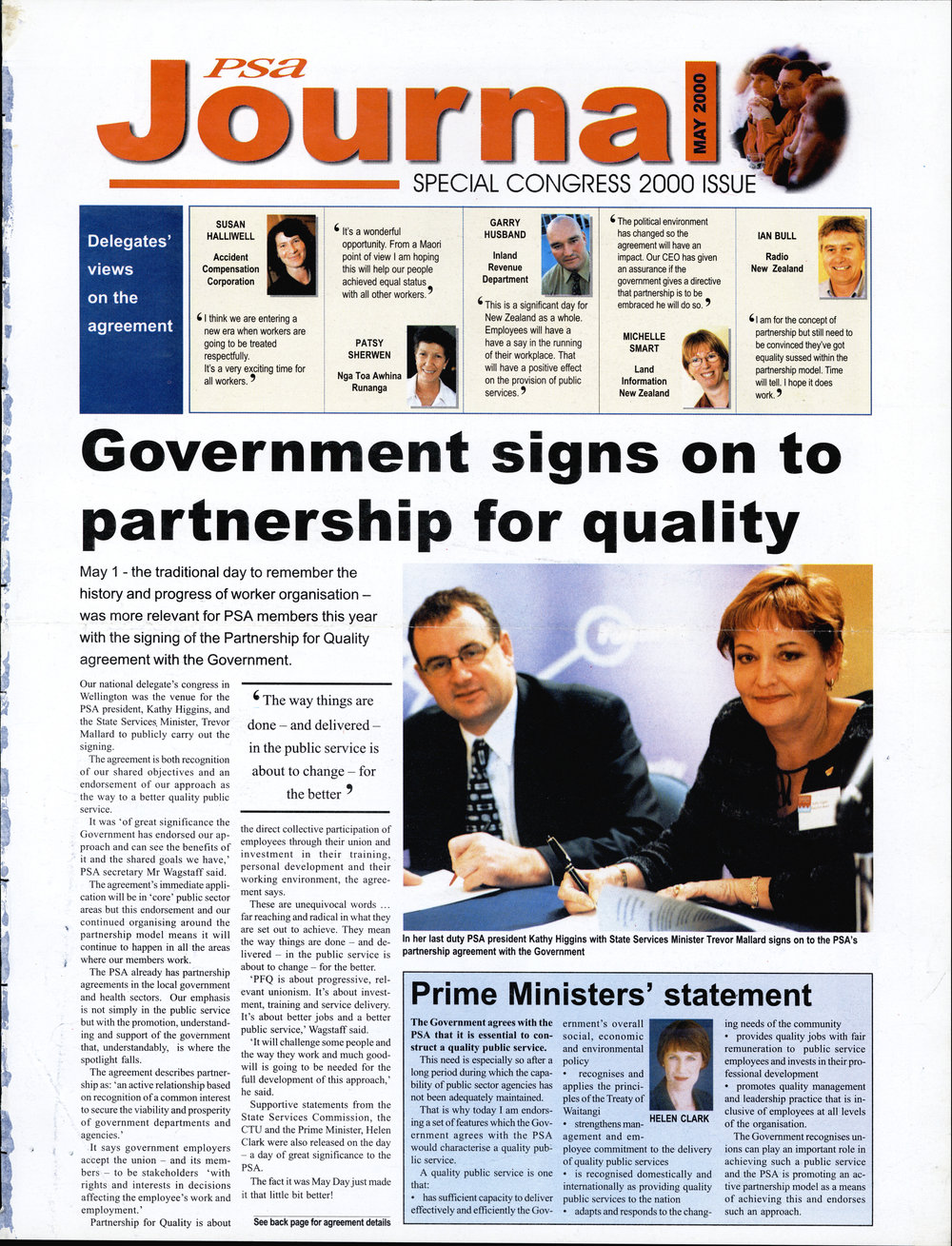 PSA Journal: May 2000