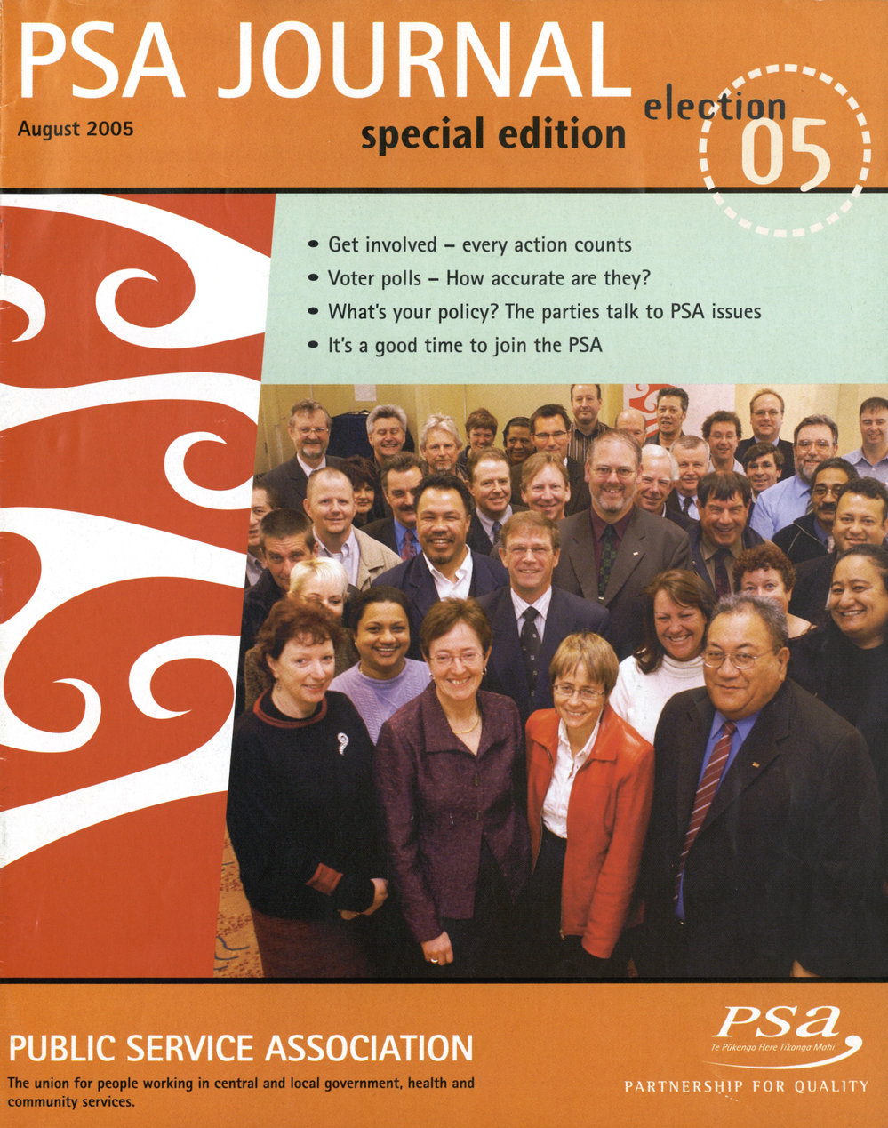 PSA Journal: Vol 8 No 8, August 2005