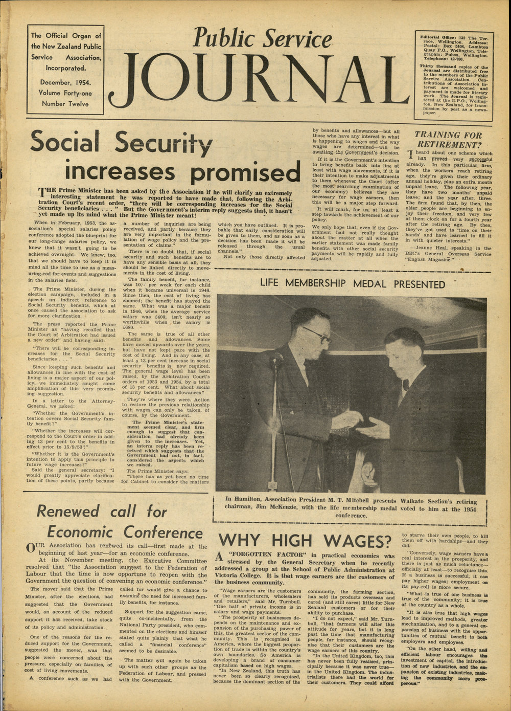 PSA Journal: Vol 41 No 12, December 1954