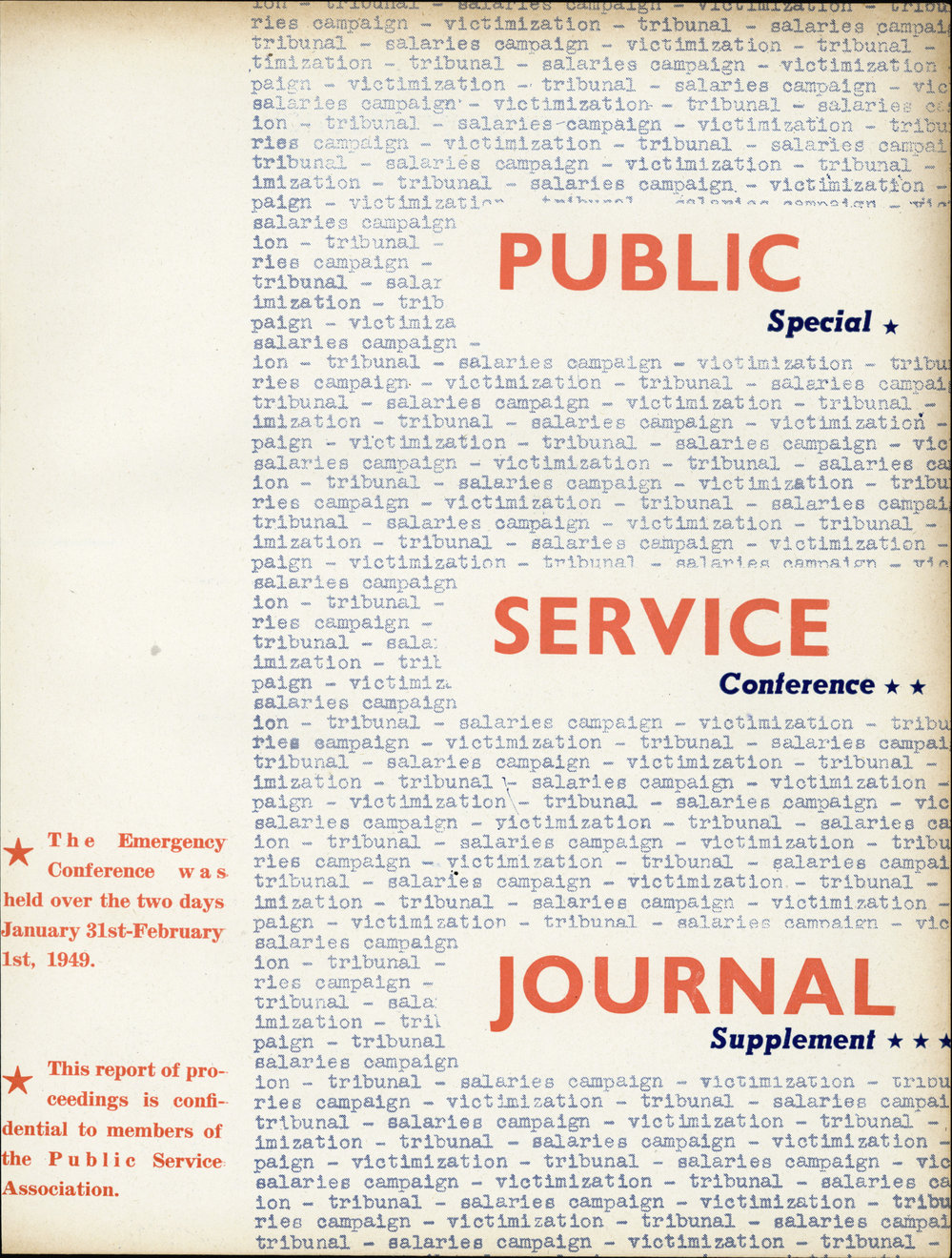 PSA Journal: Vol 36 Special Conference Supplement 1949