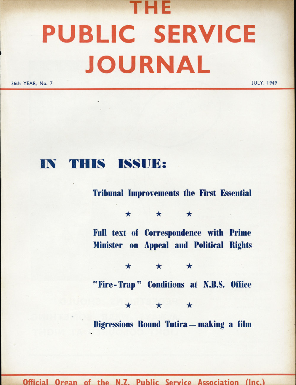 PSA Journal: Vol 36 No 7, July 1949