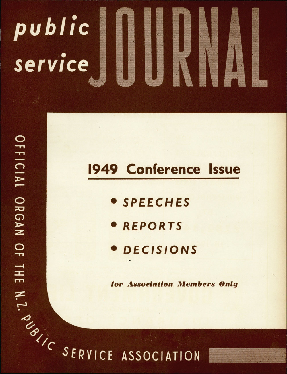 PSA Journal: Vol 36 Conference Issue 1949