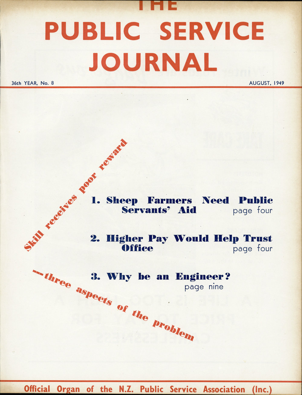 PSA Journal: Vol 36 No 8, August 1949