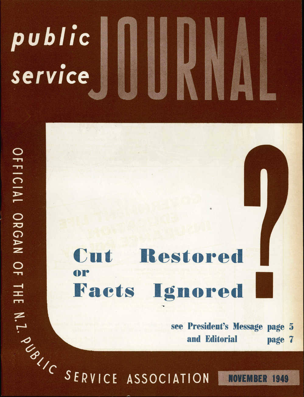 PSA Journal: Vol 36 No 11, November 1949