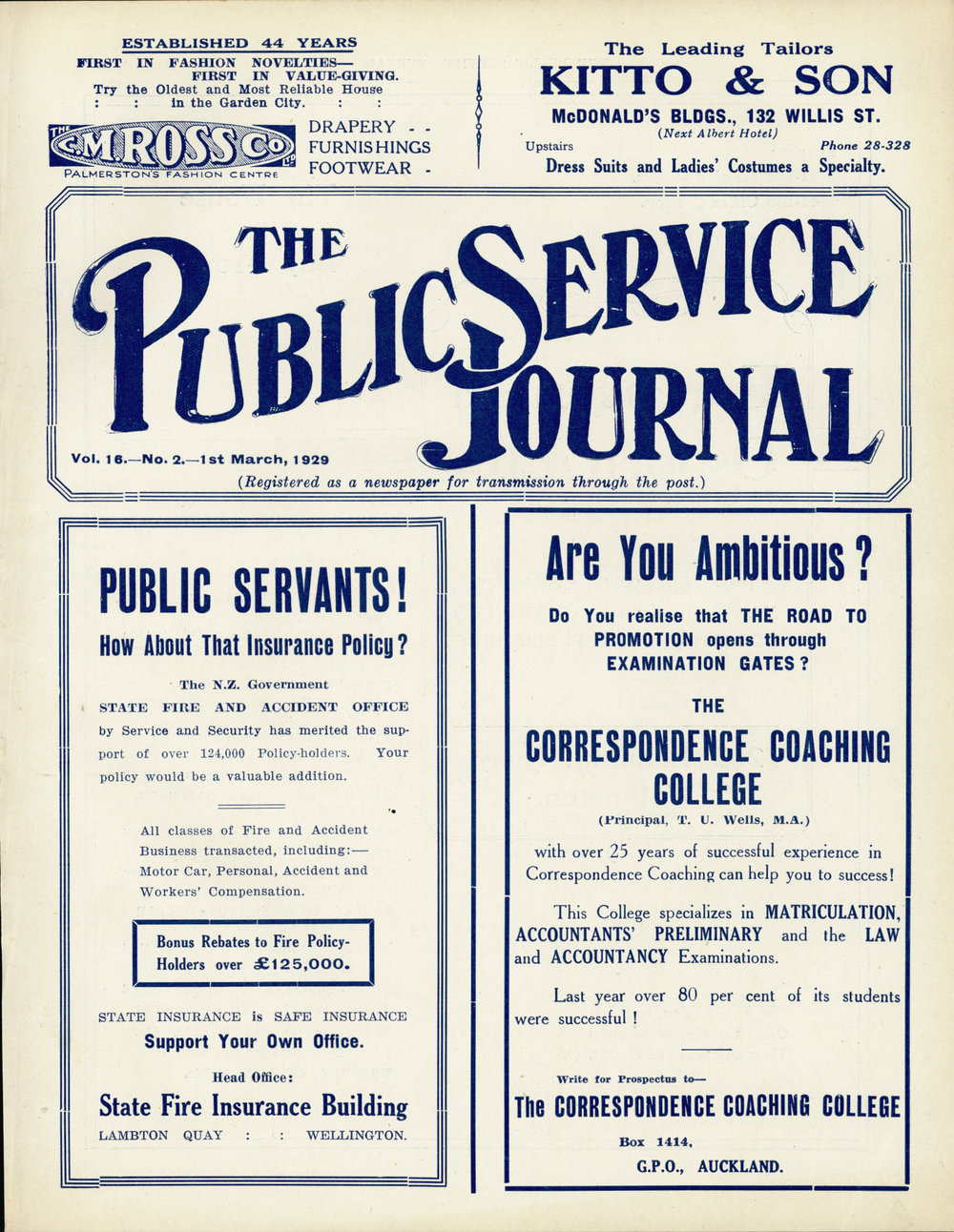 PSA Journal: Vol 16 No 2, March 1929