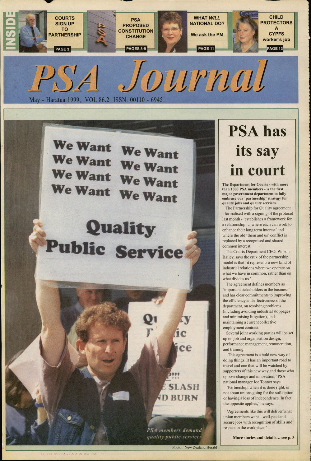 PSA Journal: Vol 86 No 2, May 1999