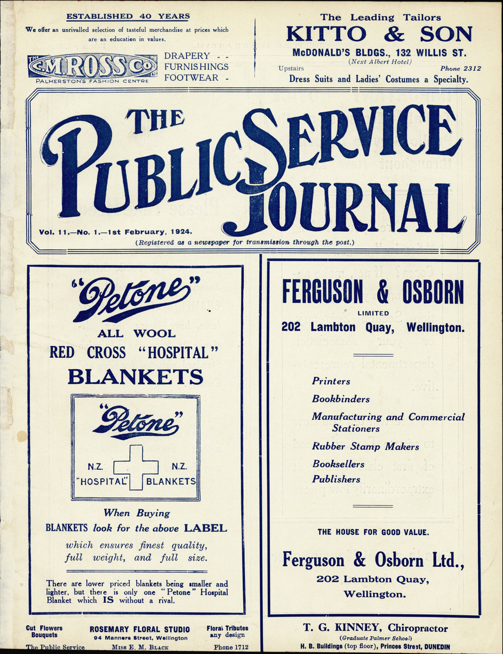 PSA Journal: Vol 11 No 1, February 1924