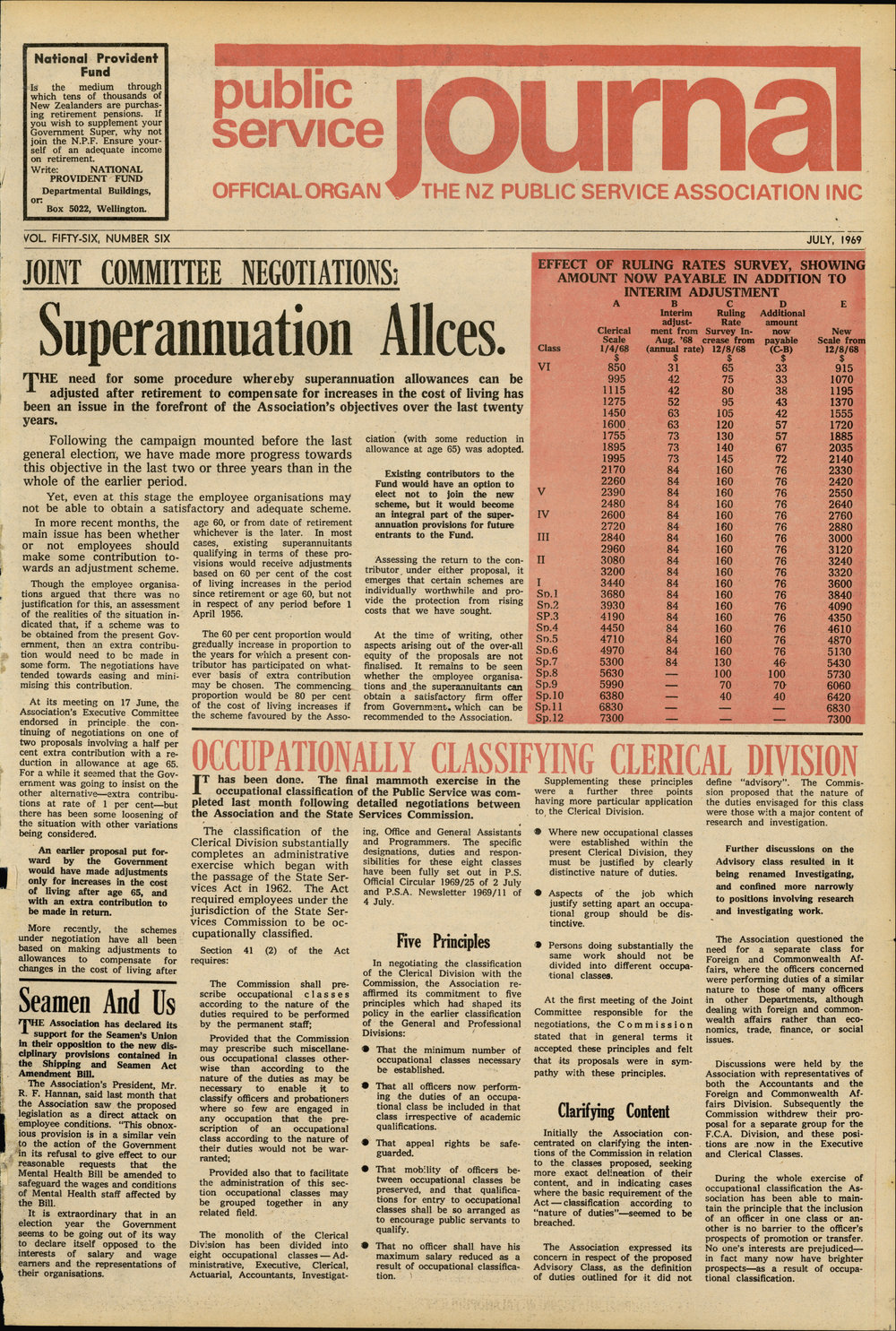 PSA Journal: Vol 56 No 6, July 1969