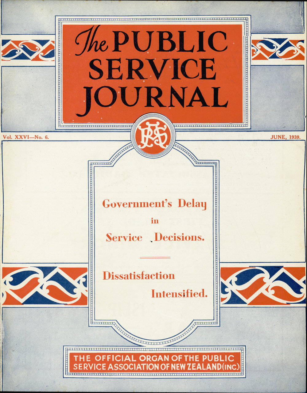 PSA Journal: Vol 26 No 6, June 1939