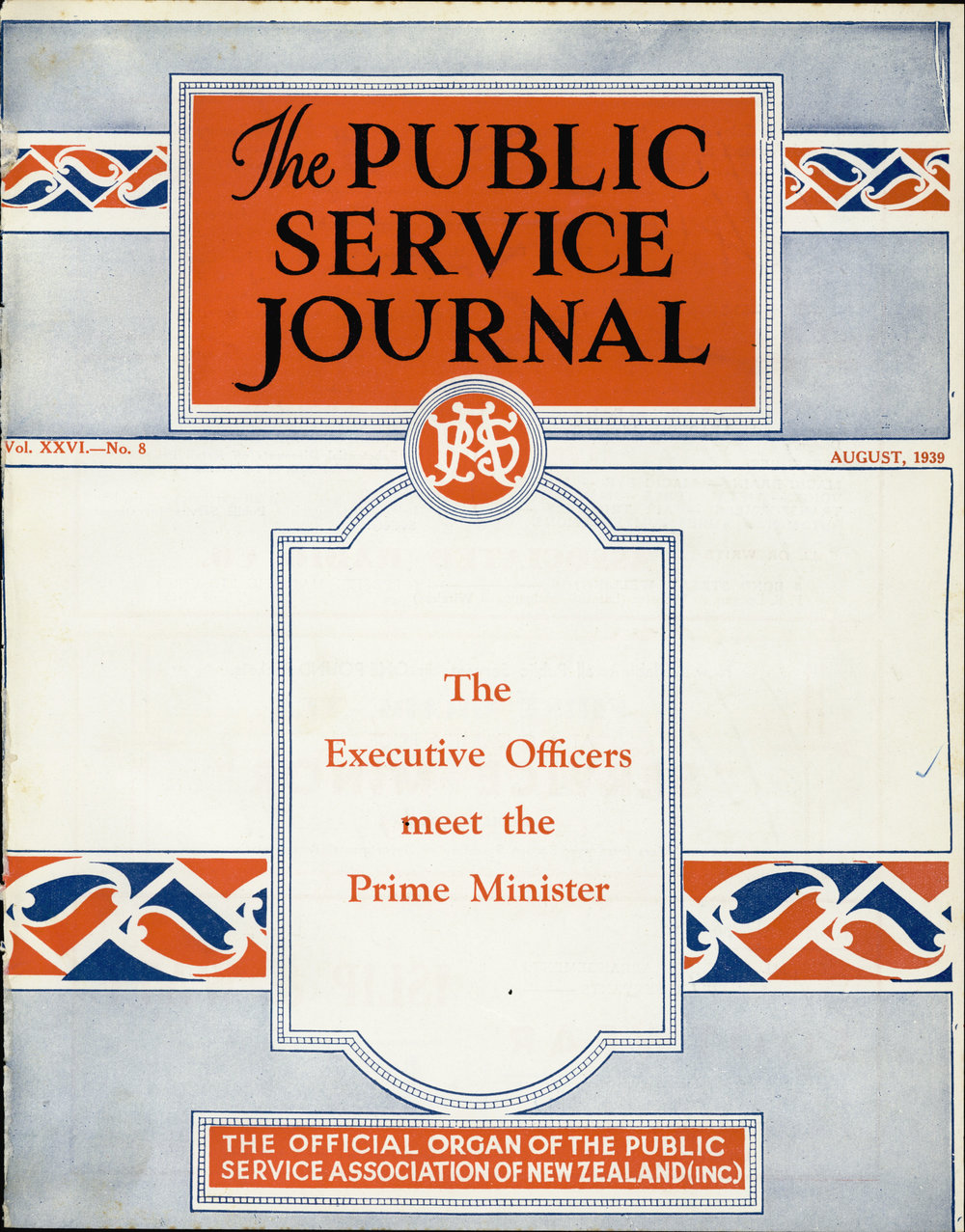 PSA Journal: Vol 26 No 8, August 1939