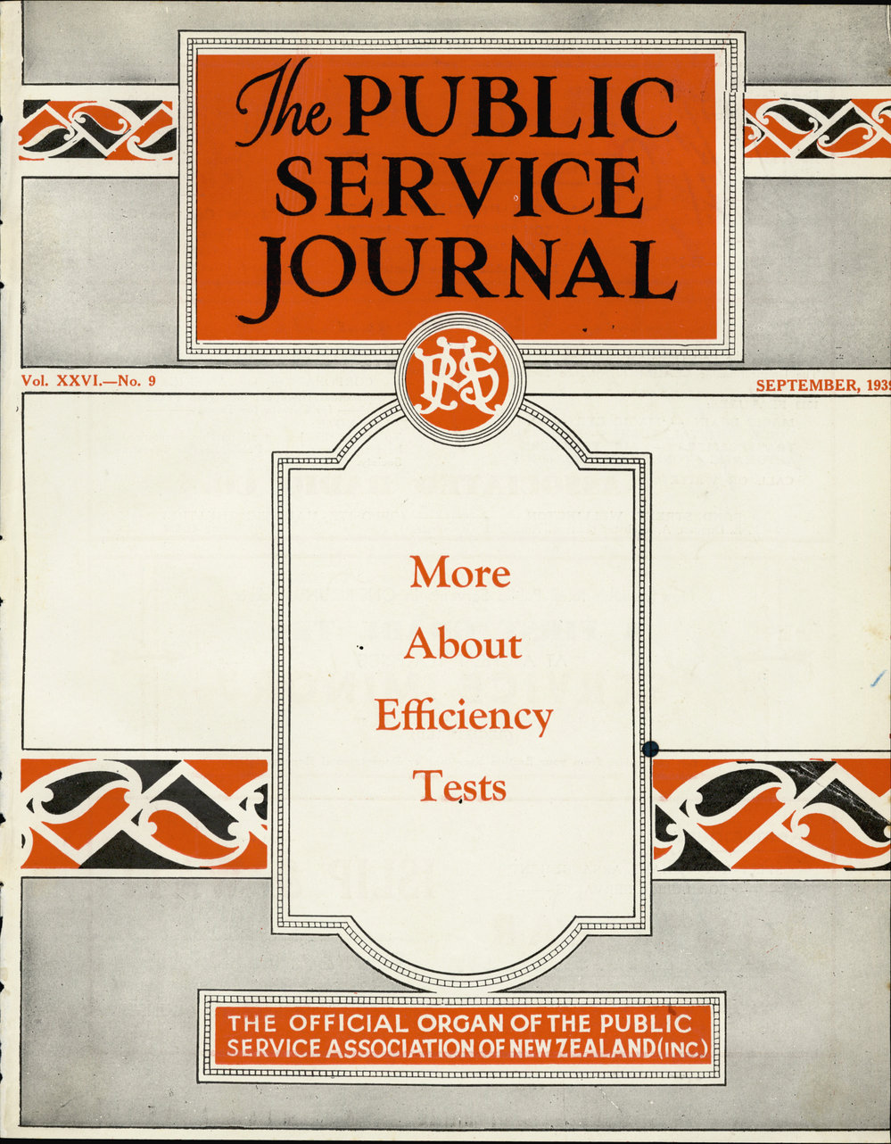 PSA Journal: Vol 26 No 9, September 1939