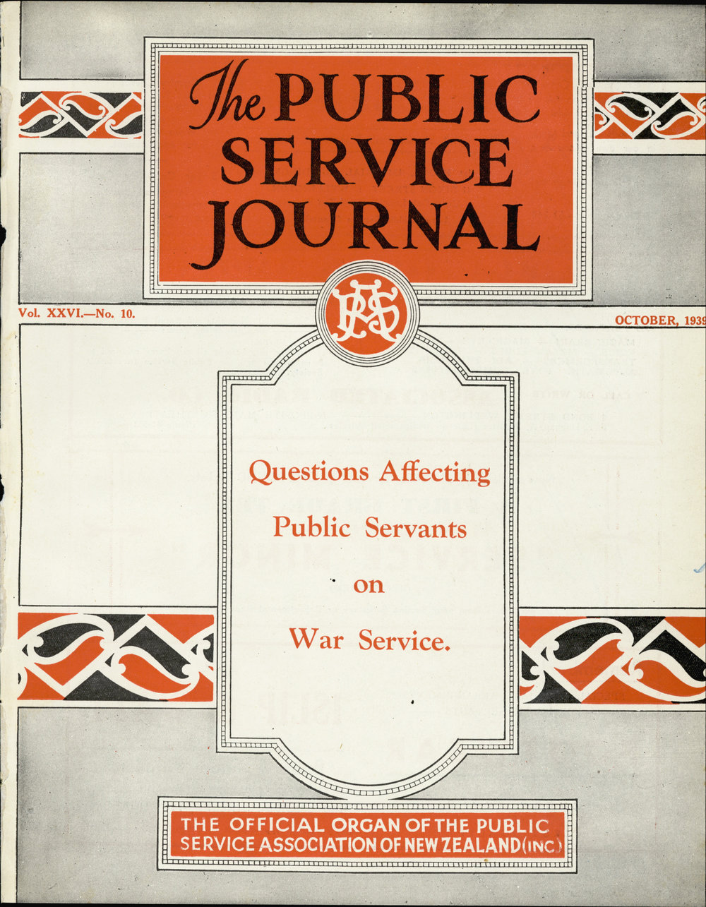 PSA Journal: Vol 26 No 10, October 1939