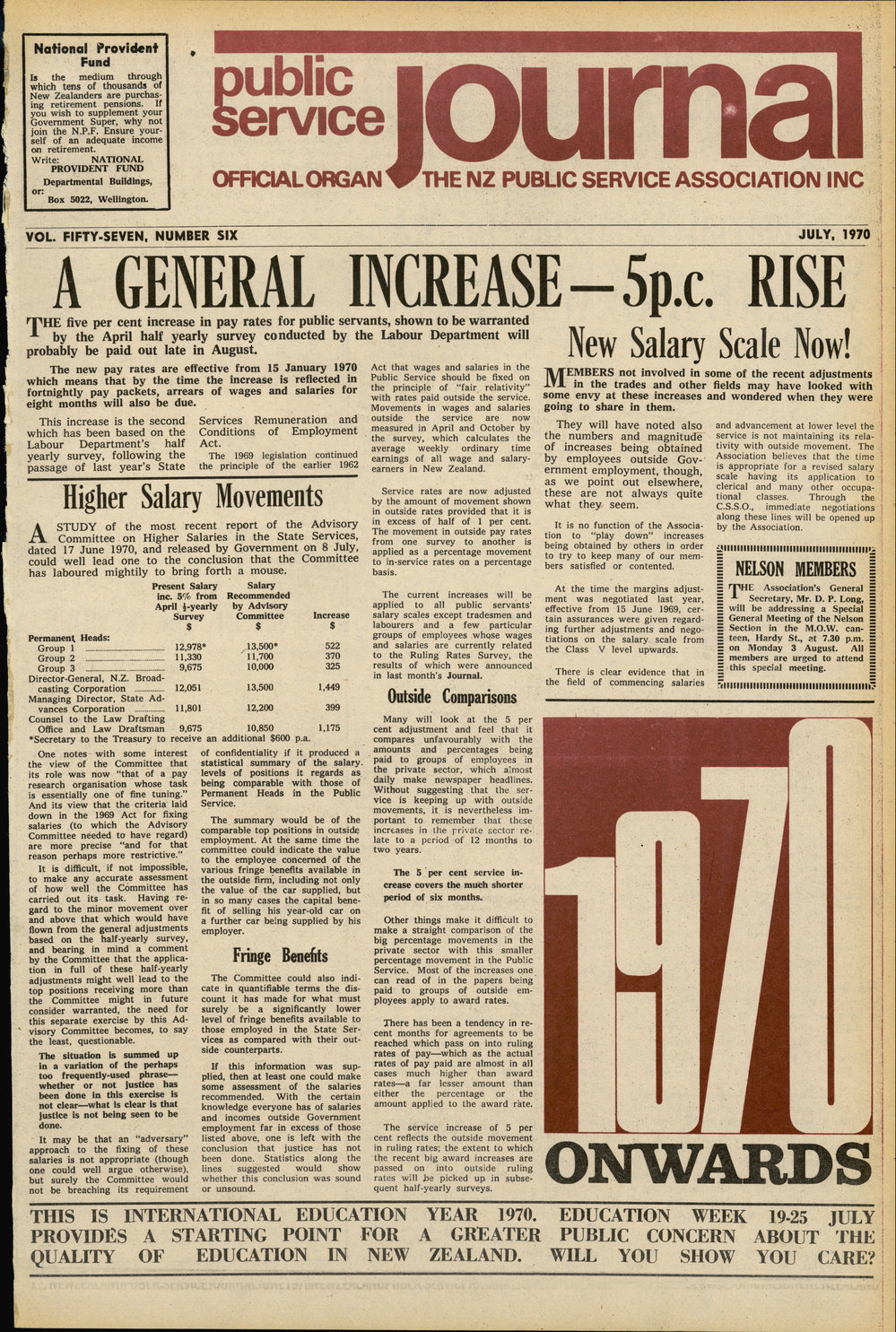 PSA Journal: Vol 57 No 6, July 1970