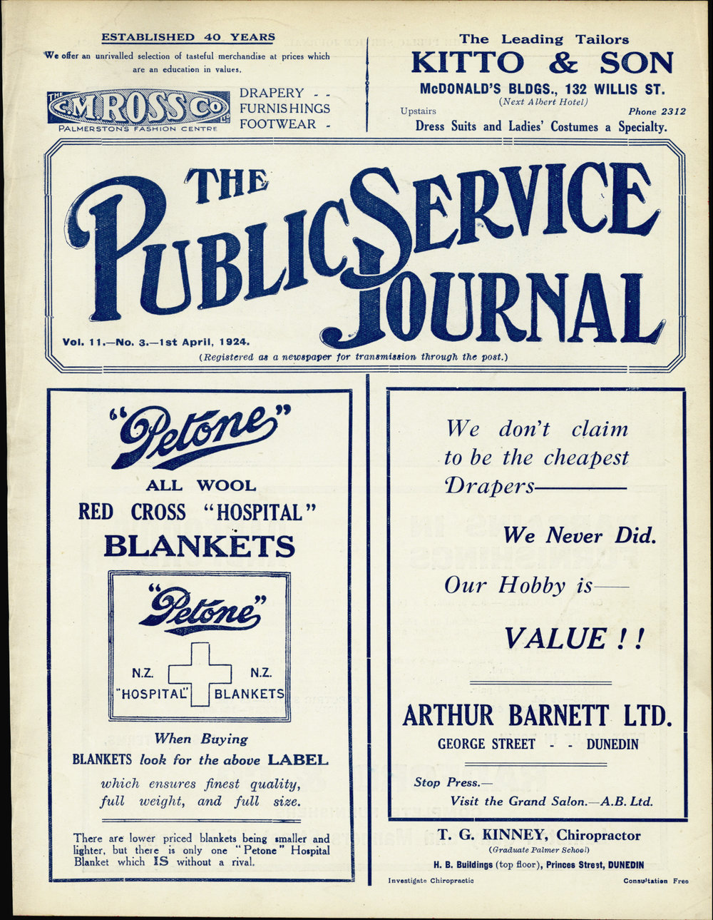 PSA Journal: Vol 11 No 3, April 1924