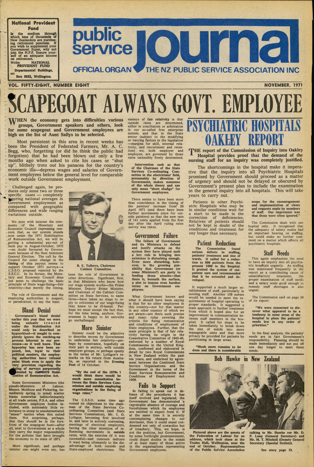 PSA Journal: Vol 58 No 8, November 1971