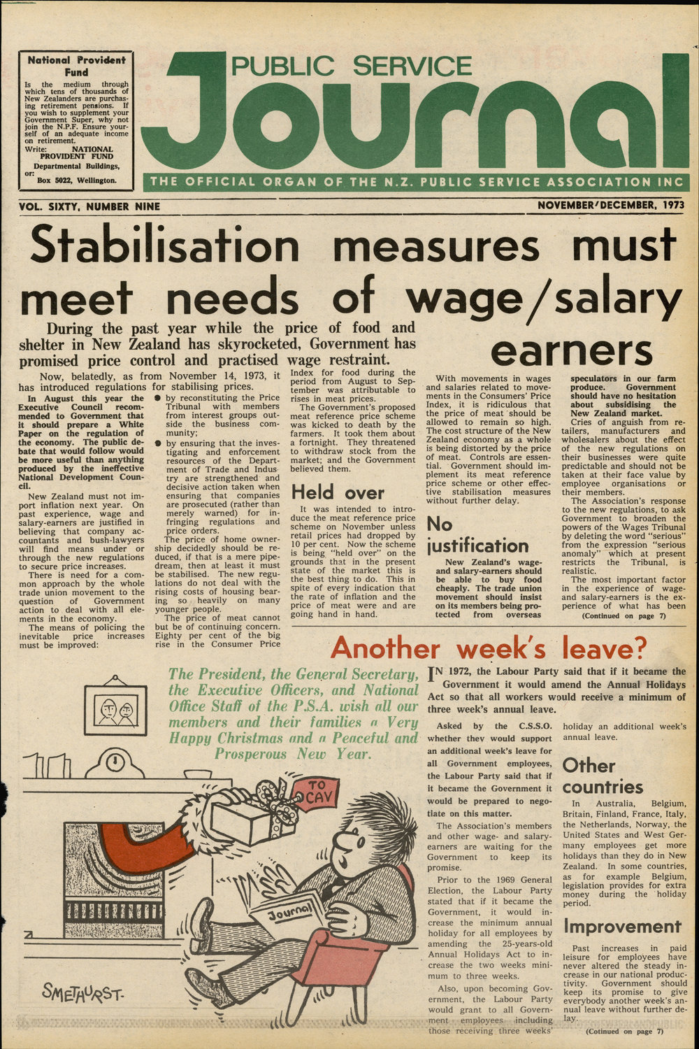 PSA Journal: Vol 60 No 9, November/December 1973