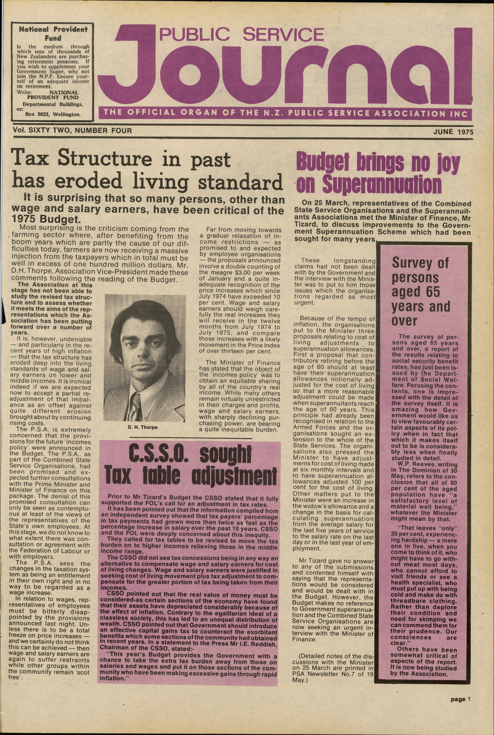 PSA Journal: Vol 62 No 4, June 1975