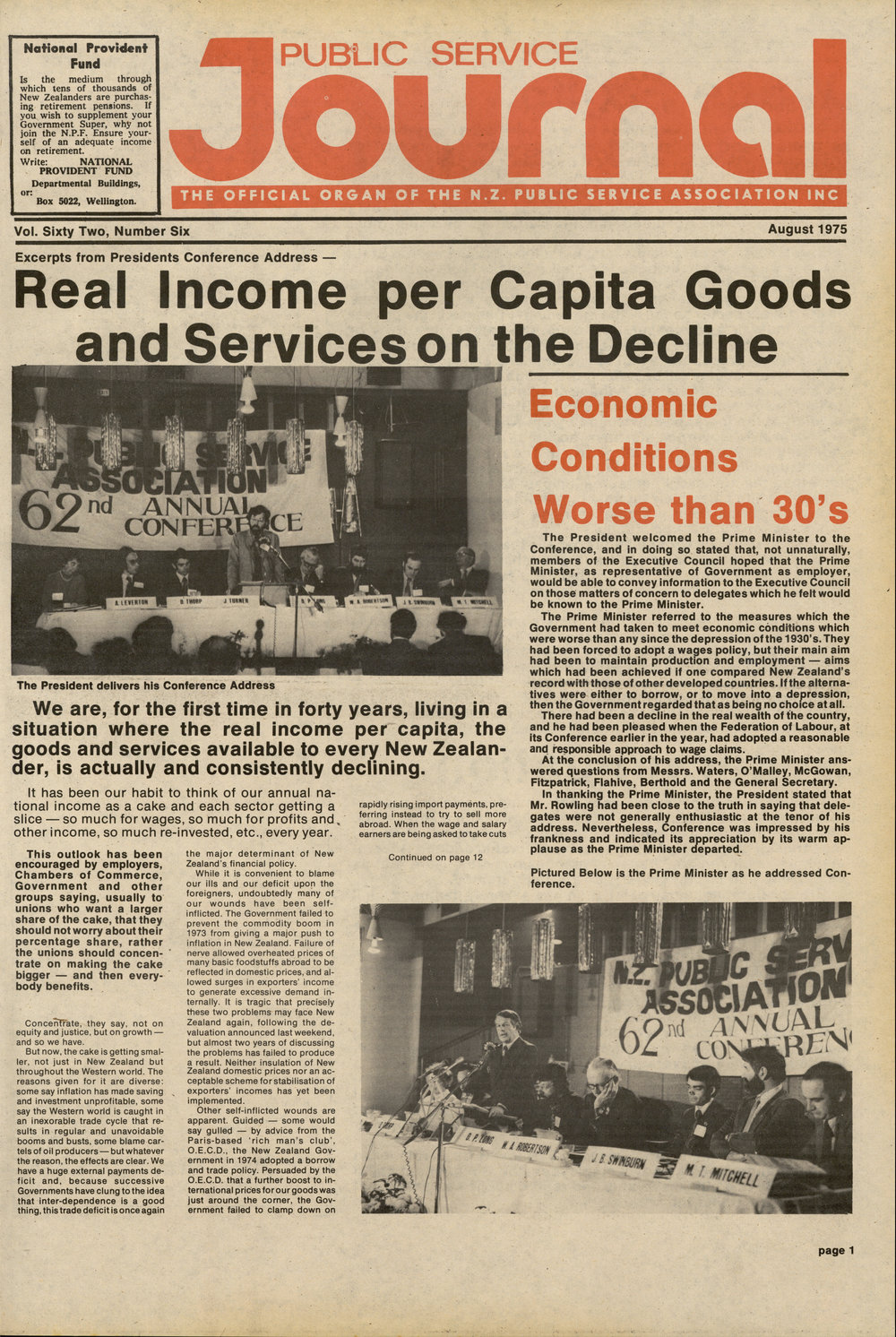 PSA Journal: Vol 62 No 6, August 1975