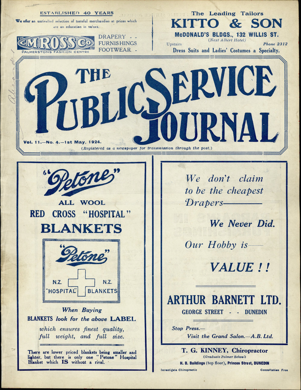 PSA Journal: Vol 11 No 4, May 1924