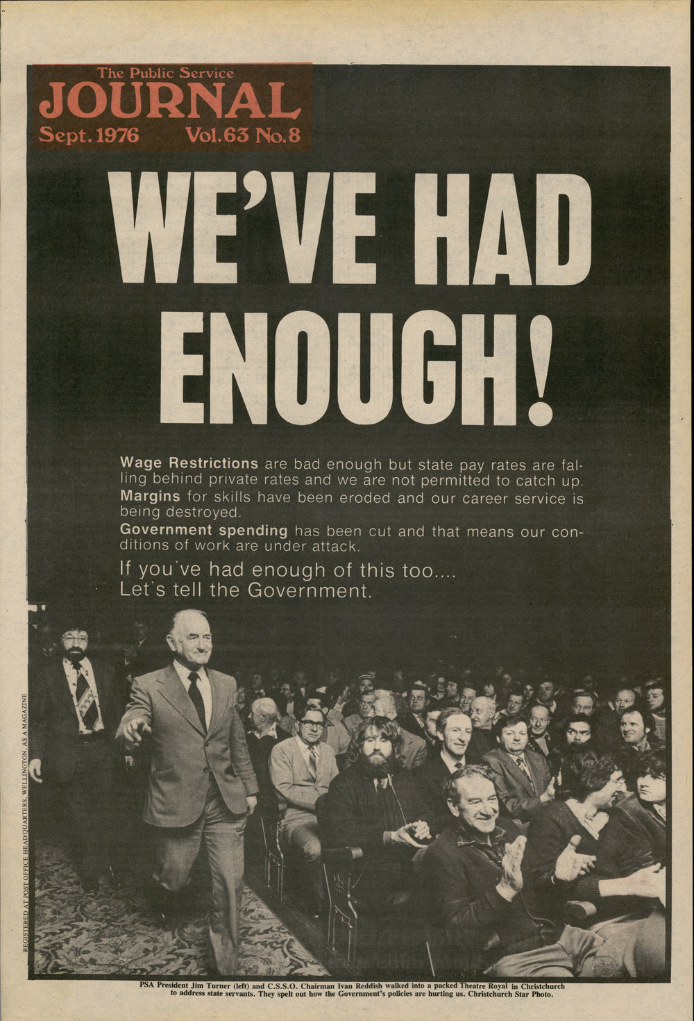 PSA Journal: Vol 63 No 8, September 1976