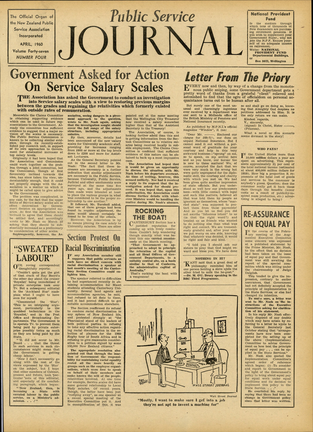 PSA Journal: Vol 47 No 4, April 1960