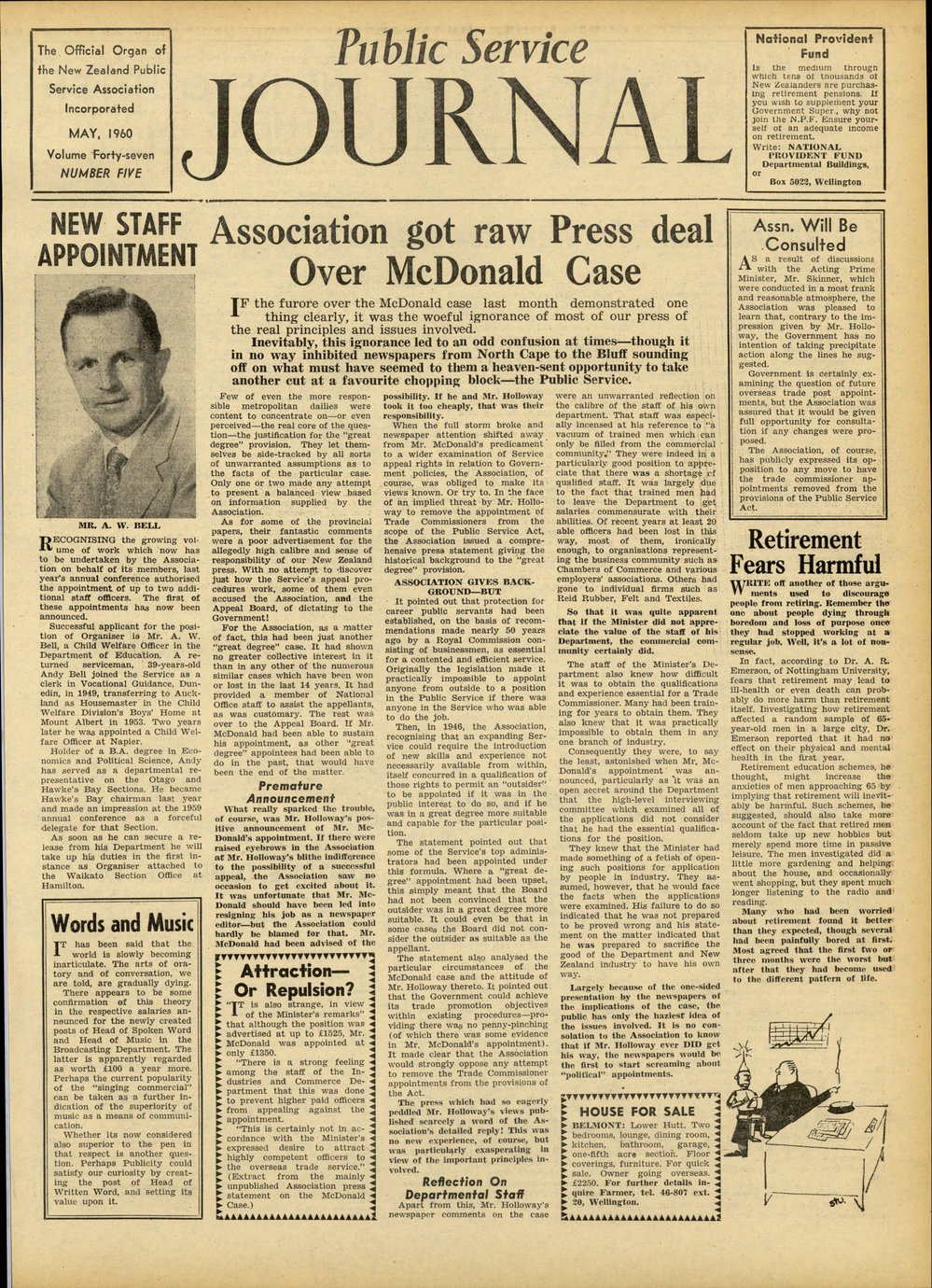 PSA Journal: Vol 47 No 5, May 1960