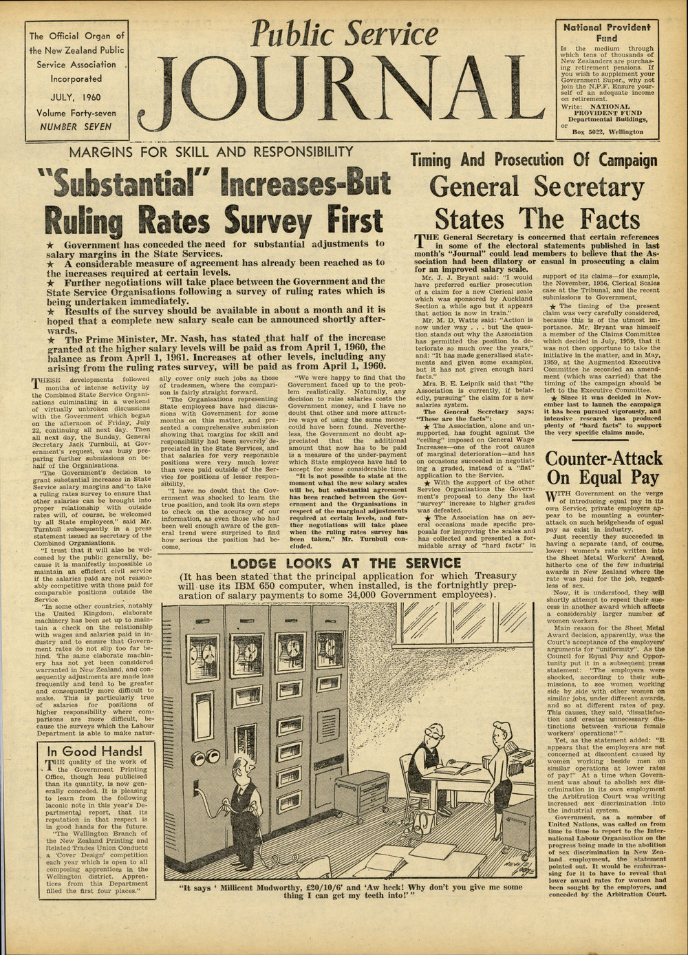 PSA Journal: Vol 47 No 7, July 1960