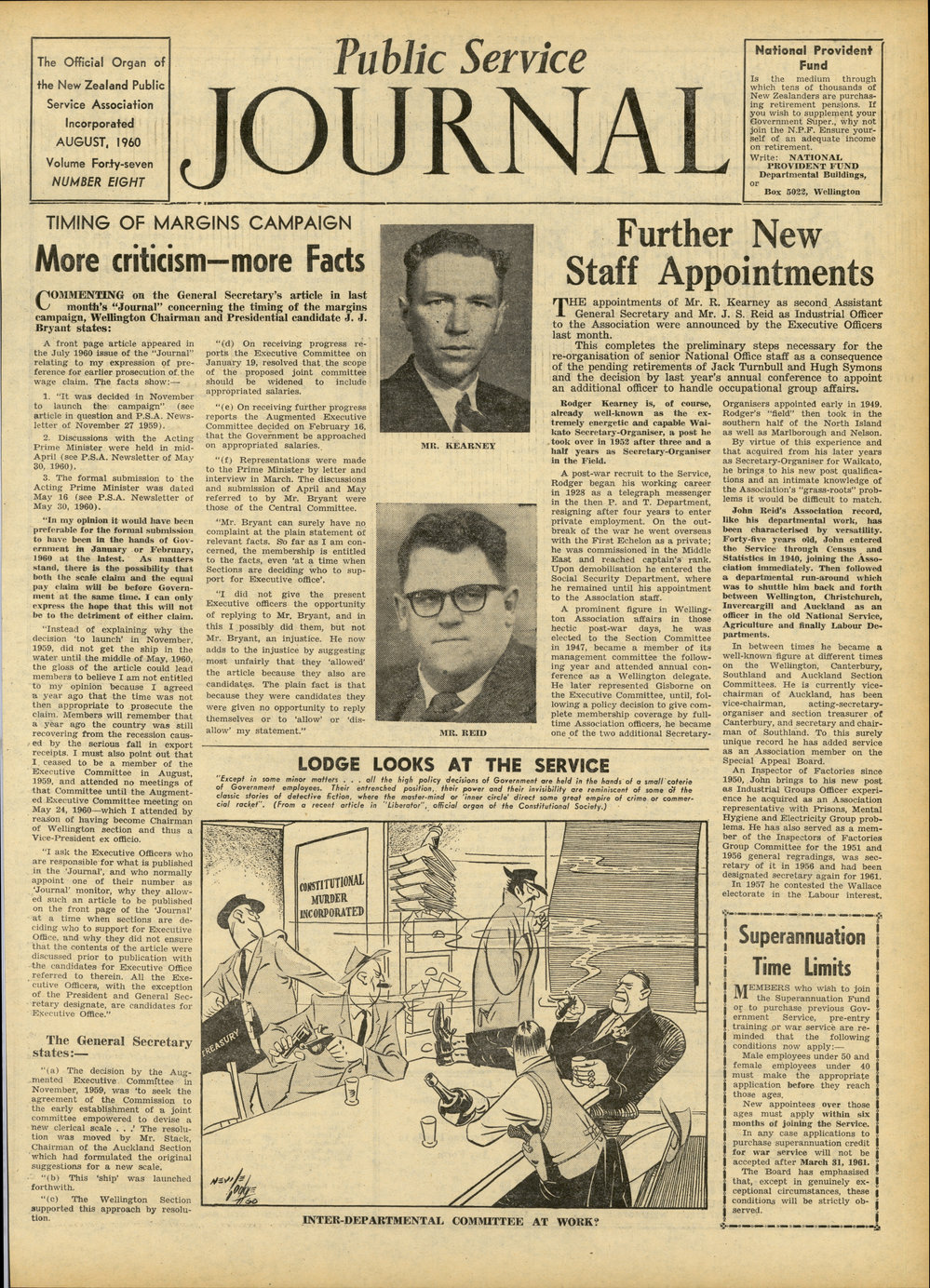 PSA Journal: Vol 47 No 8, August 1960