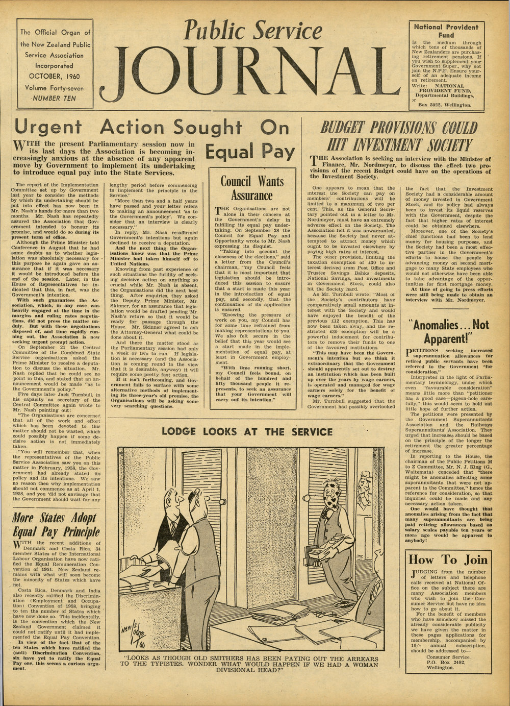 PSA Journal: Vol 47 No 10, October 1960