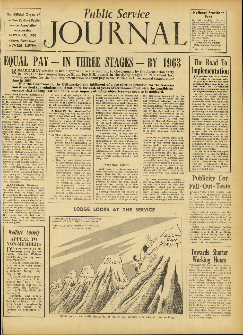 PSA Journal: Vol 47 No 11, November 1960