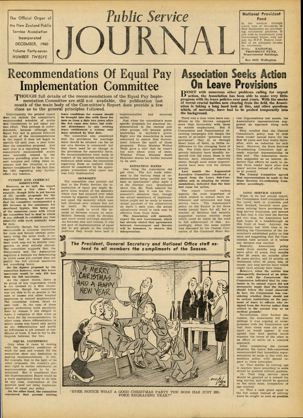 PSA Journal: Vol 47 No 12, December 1960