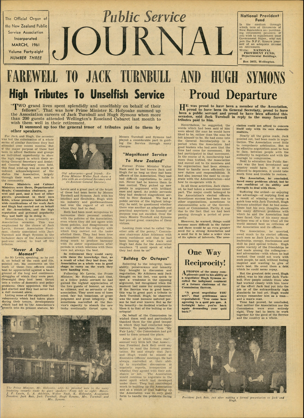 PSA Journal: Vol 48 No 3, March 1961