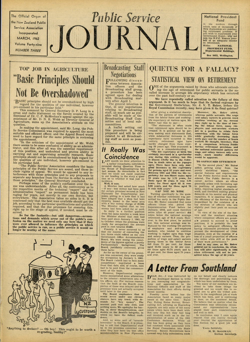 PSA Journal: Vol 49 No 3, March 1962