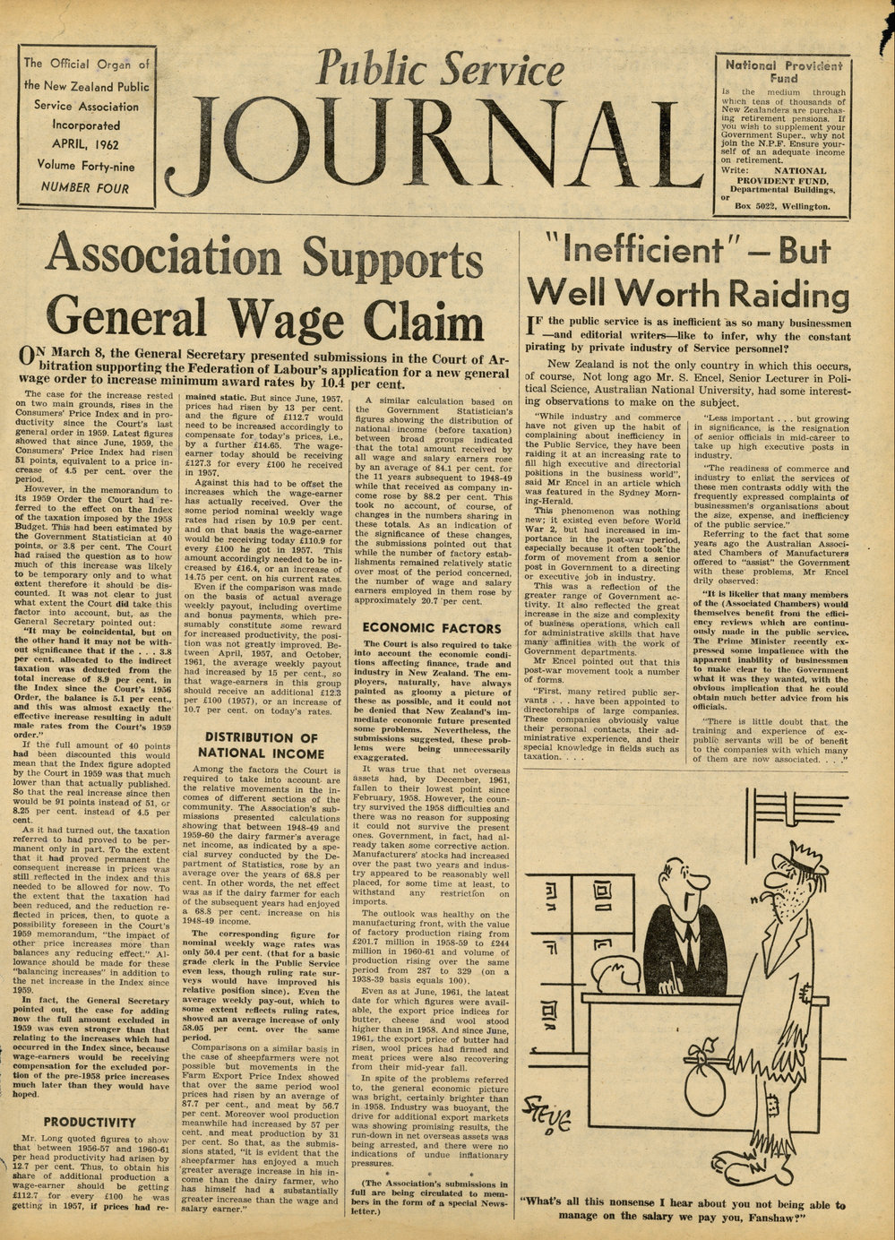 PSA Journal: Vol 49 No 4, April 1962