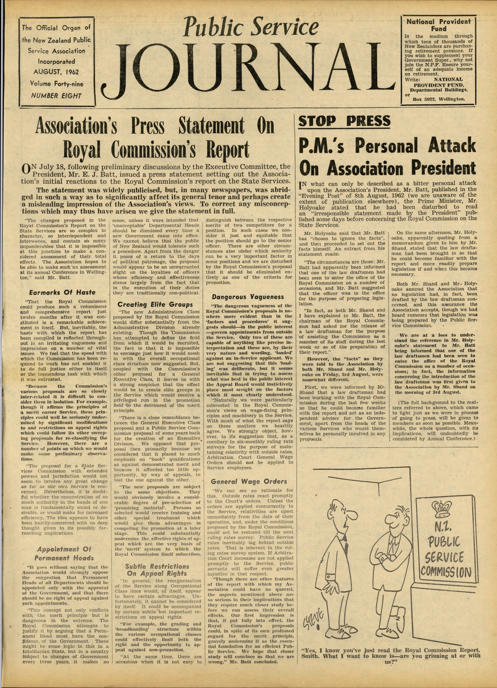PSA Journal: Vol 49 No 8, August 1962