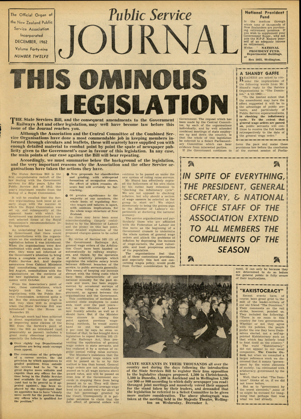 PSA Journal: Vol 49 No 12, December 1962