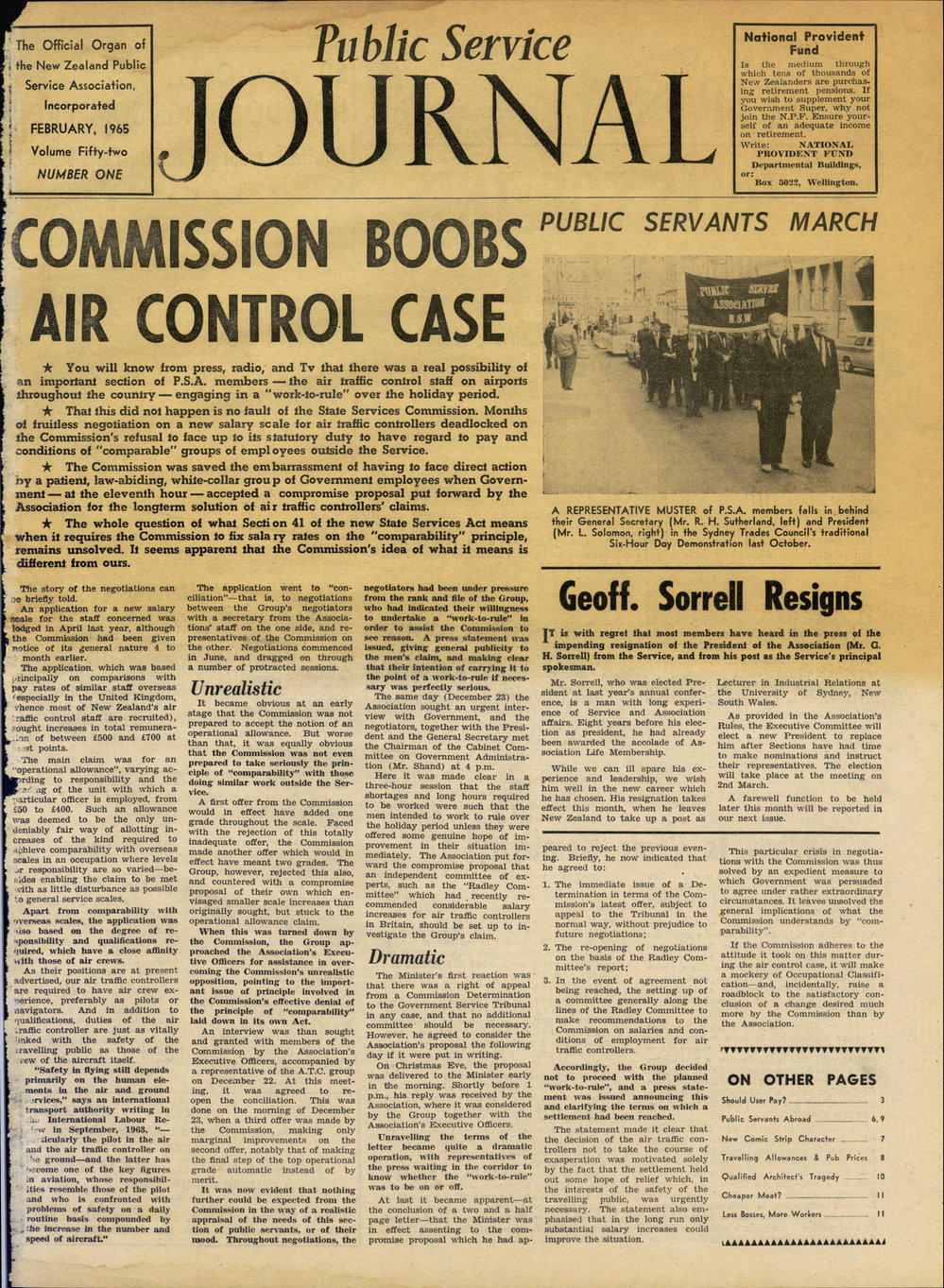 PSA Journal: Vol 52 No 1, February 1965